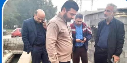 بازدید میدانی از سپتیک های خروجی آب سطحی
