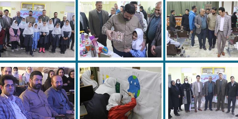 آیین آموزشی تفکیک زباله در دبستان غیرانتفاعی پالایشگاه
