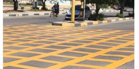 خط کشی شطرنجی در تقاطع‌ها / اردیبهشت ۱۴۰۲