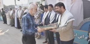 حضور شهردار آبادان و اعضای شورای شهر در اجتماع بزرگ بسیجیان